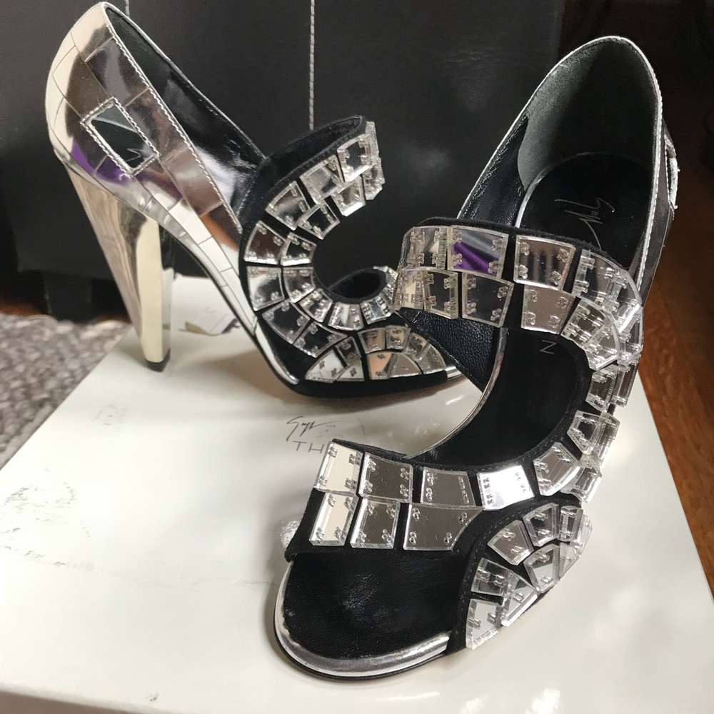 Giuseppe for Thakoon Black/Silver/Mirrored